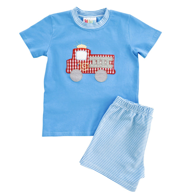 Firetruck Short Set