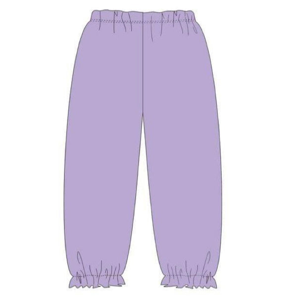 Ruffle Bloomer Pants- Lavender
