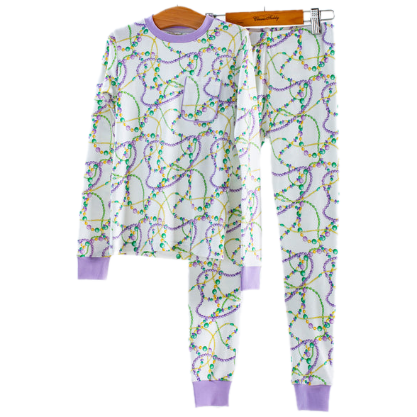 Just Here For The Beads Organic Cotton Pajama Set