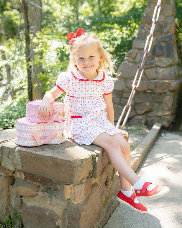 Back To School Knit Ruffle Dress