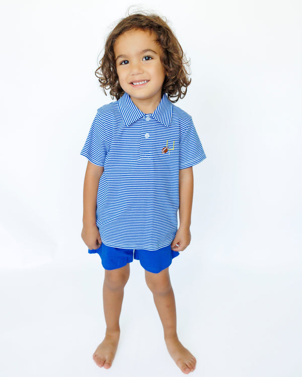 Game Day Polo- Royal