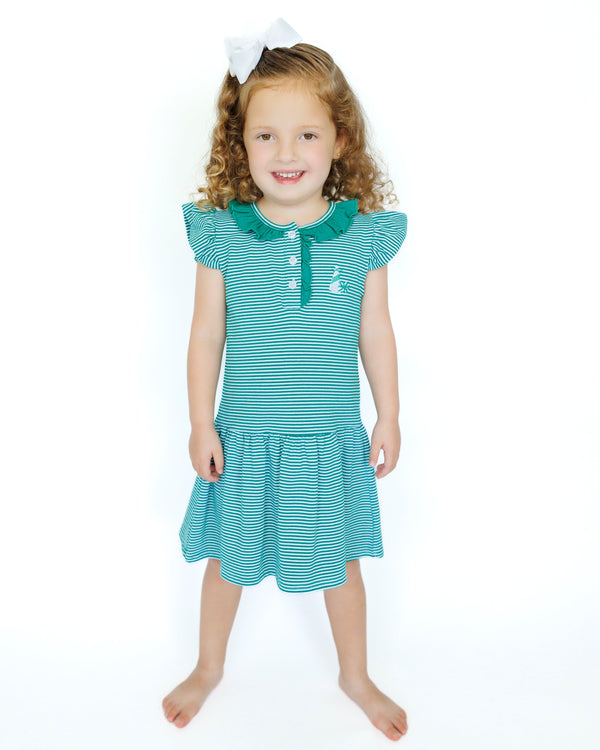 Game Day Dress- Green