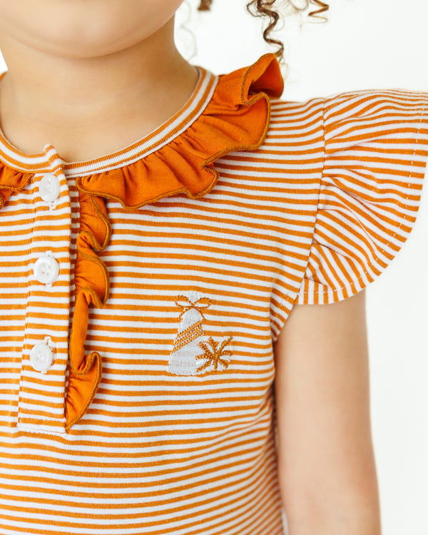 Game Day Dress- Burnt Orange