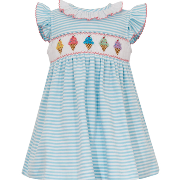 Ice Cream- Stripe Knit Sleeveless Dress