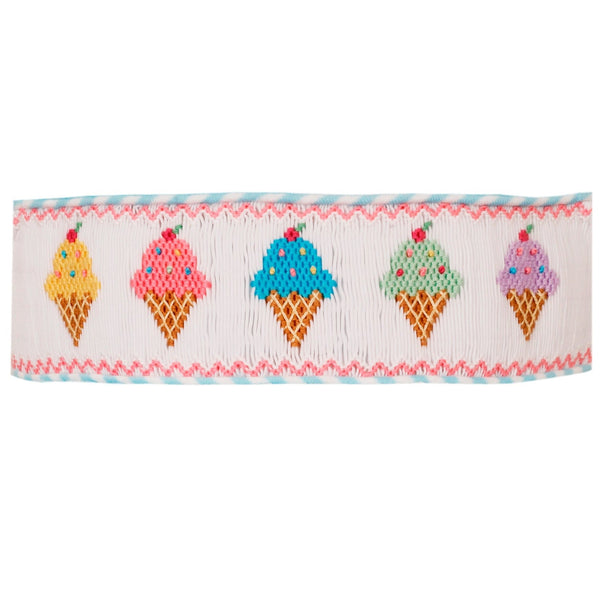 Ice Cream- Stripe Knit Sleeveless Bubble