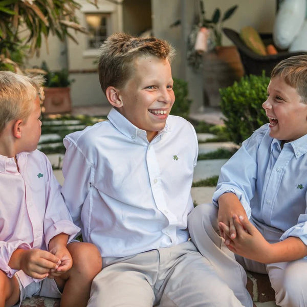 Roscoe Button Down- White Oxford