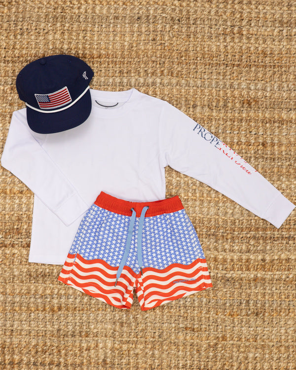 Classic Rope Hat American Flag