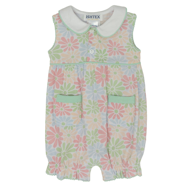 Retro Flower Romper