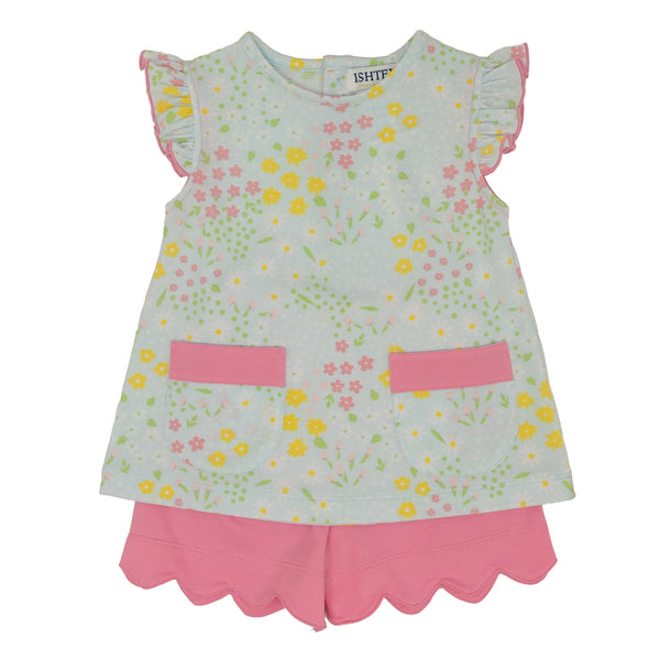 Flower Short Set
