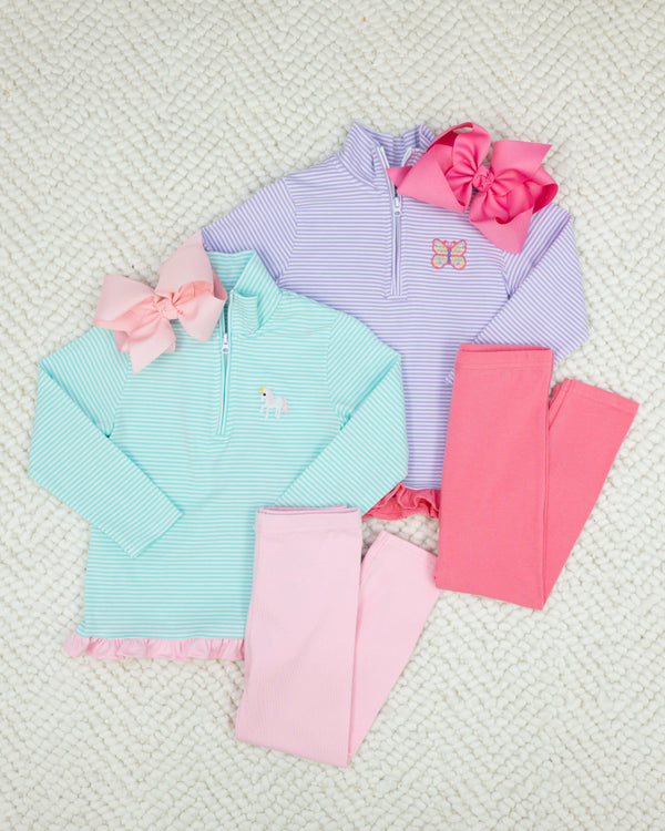 Butterfly 1/4 Zip Pullover Set