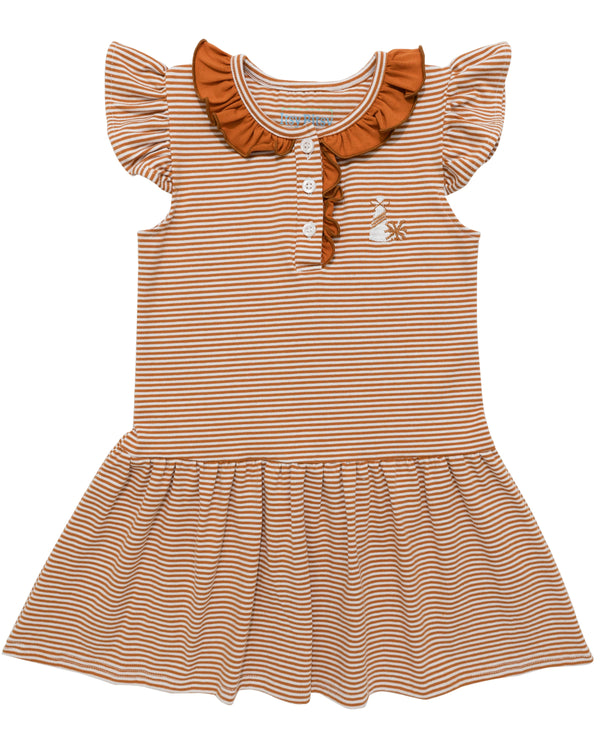 Game Day Dress- Burnt Orange