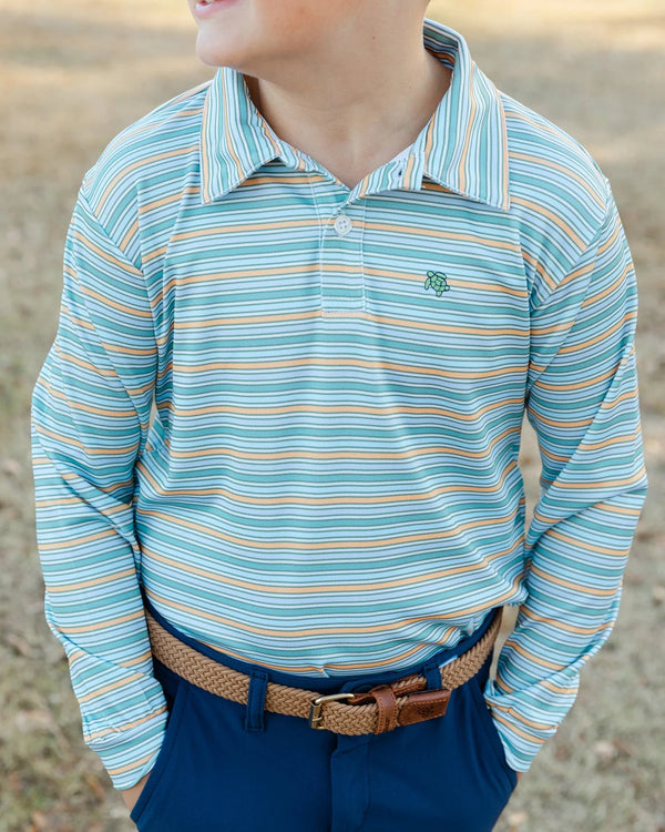 Performance Harry L/S Polo- Clementine