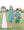 Let's Cheer! Football Pocket Dress- Green Stripe