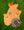 Down, Set, Hut Bubble- Orange Stripe