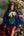 Navy Grinch Mistletoe Hand Sweatshirt- (Women's)