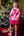 Light Pink Flamingo In Santa Hats Sweatshirt