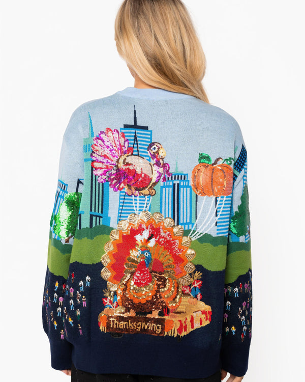 Multi Thanksgiving Parade Sweater- (Women's)
