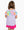 Multi Gingham Ghost Patch Tee- Lavender