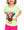 Rainbow Sequin Flower Turkey Tee- Mint