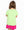 Rainbow Sequin Flower Turkey Tee- Mint