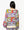 Pastel Colorblock Santa Button Up Cardigan- (Women's)