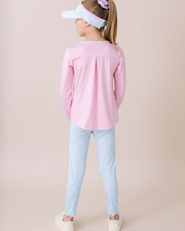 Sadie Scallop Legging- Frosted Floral