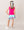 Callie Skort- Cool Mint, Power Pink