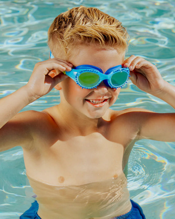 Jurassic Dive Swim Goggles- Raptor Reef Blue