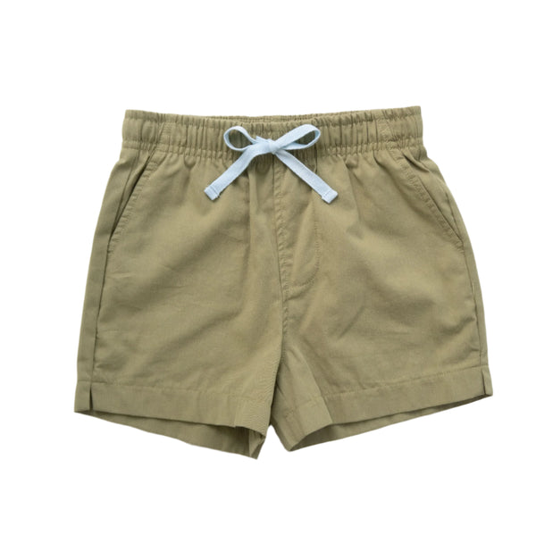 James Shorts- Sage Green Woven Twill