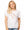 White Flower Baseball Tee- (Women's)
