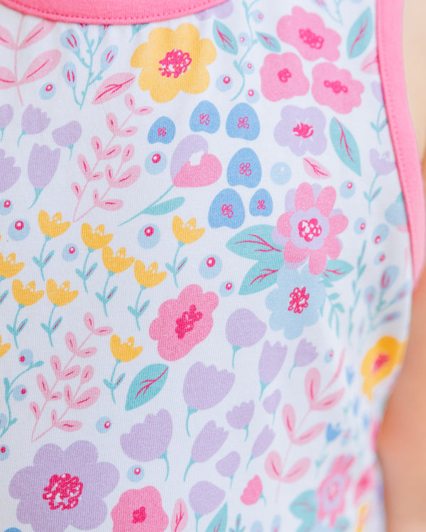 Poppies and Petals Bow Back Skort Set