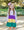 Mardi Gras Colorblock Twirl Dress
