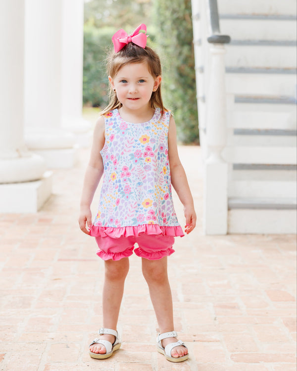 Poppies and Petals Swing Back Bloomer Set