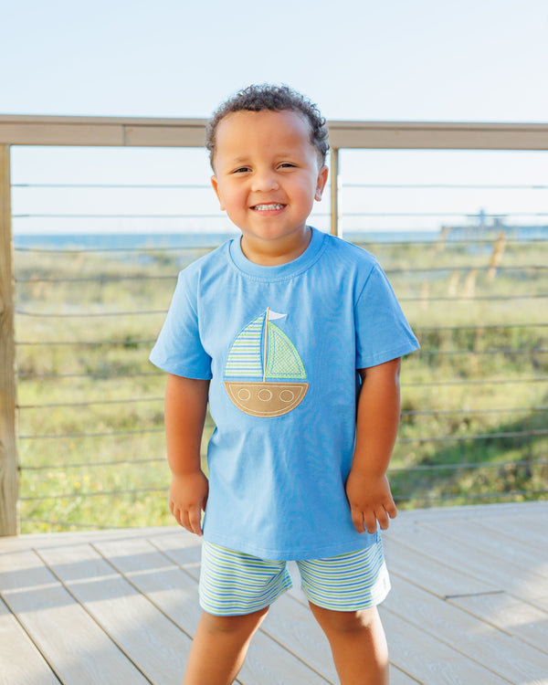 Sailin' Away Short Set