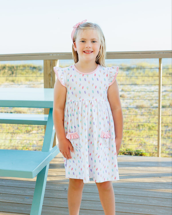 Summertime Sweets Ruffle Pocket Dress