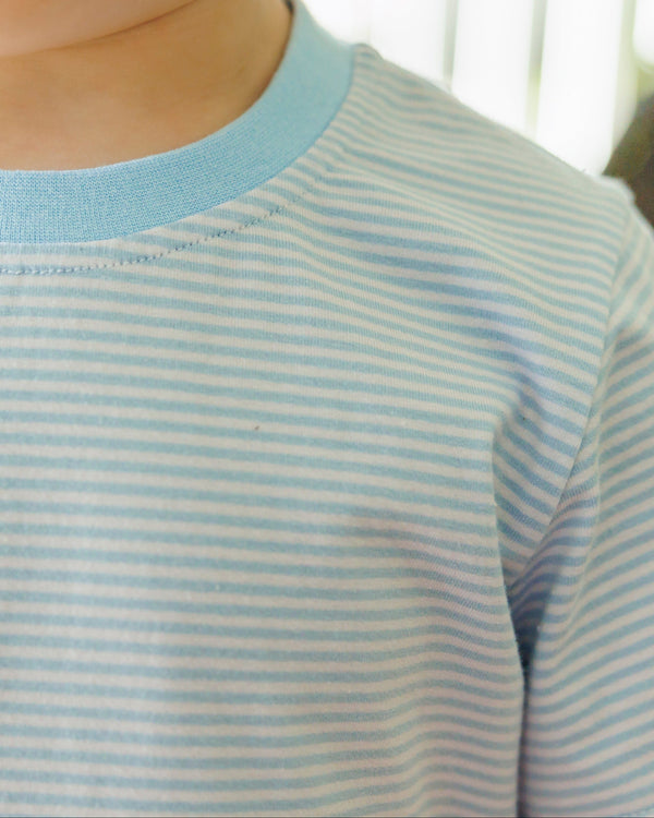 Graham Short Set- Light Blue Stripe