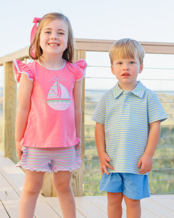 Sailin' Away Flutter Short Set