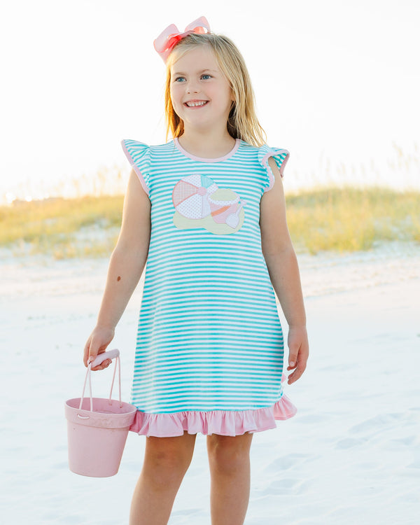 Beach Days Flutter Dress
