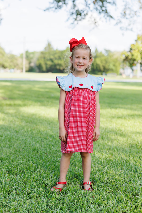 Recess Red-y Scallop Dress