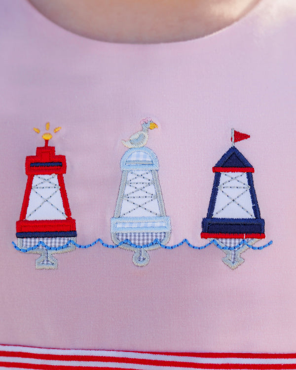 Red, White, and Buoy Sophia Dress