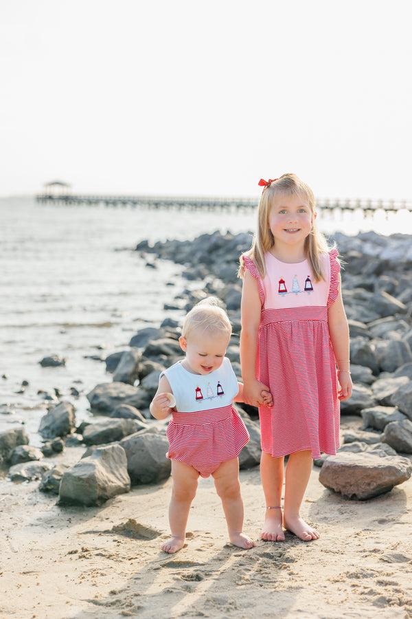 Red, White, and Buoy Benjamin Bubble