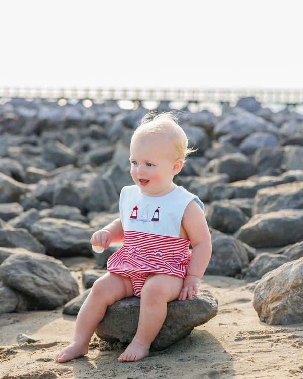 Red, White, and Buoy Benjamin Bubble