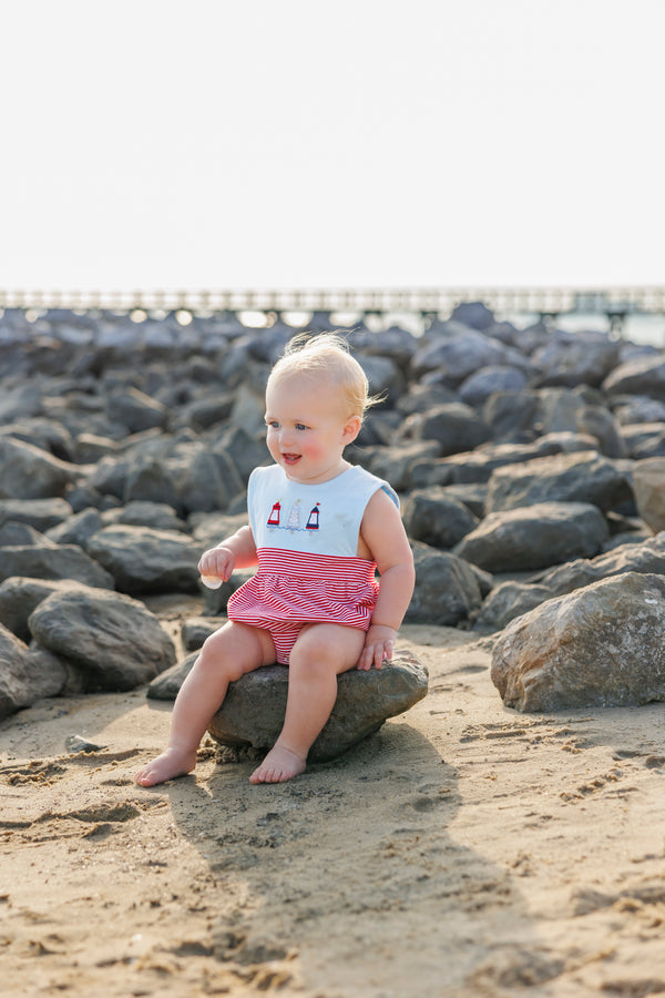 Red, White, and Buoy Benjamin Bubble