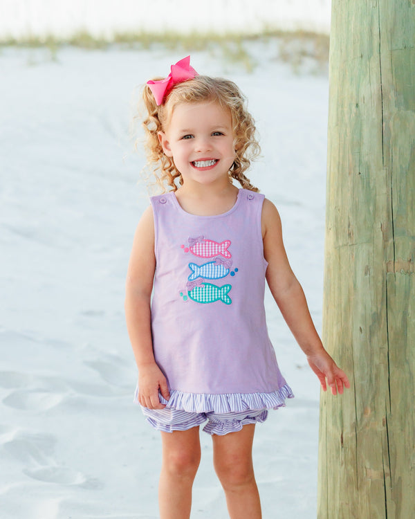 One Fish Two Fish Swing Back Bloomer Set