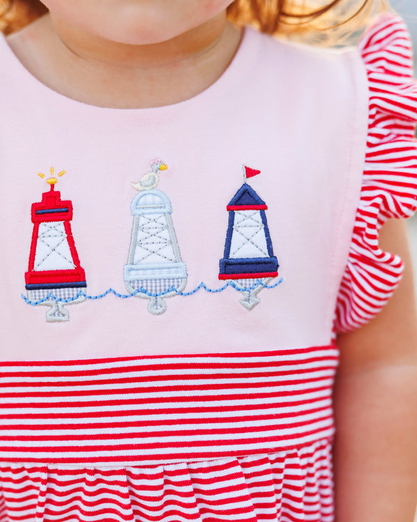 Red, White, and Buoy Sophia Bubble