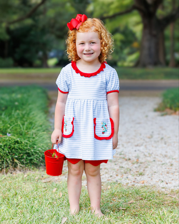 So Berry Sweet Scallop Short Set