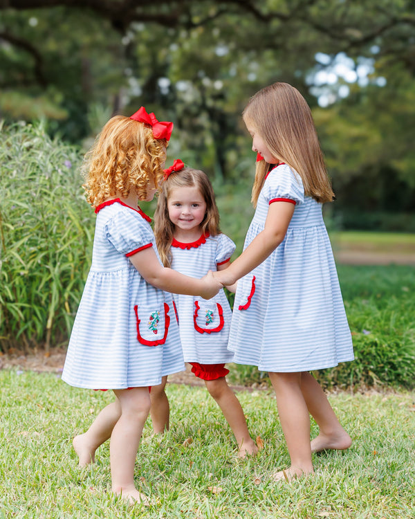 So Berry Sweet Scallop Short Set