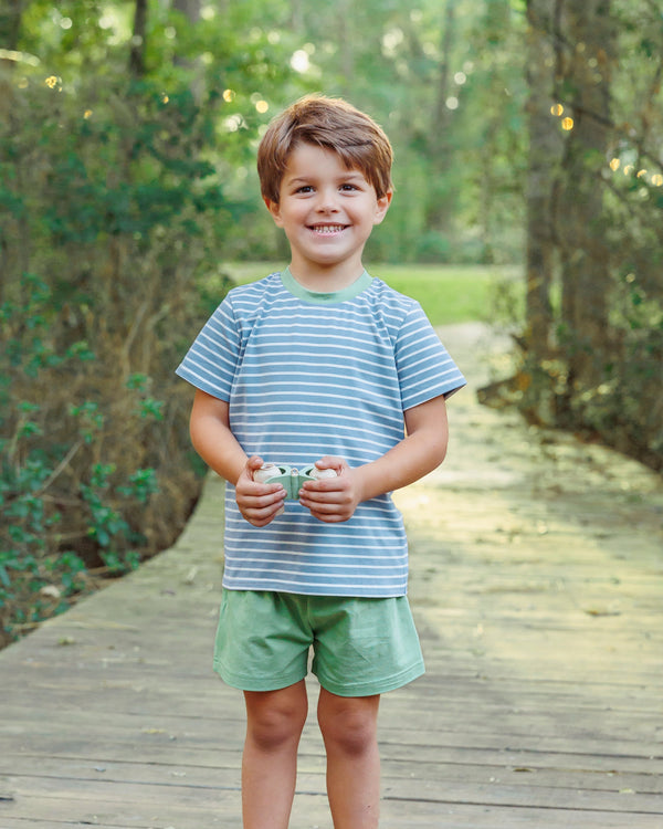 Graham Short Set- Slate and Sage