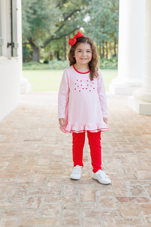 Cupid's Bow Ruffle Pants Set
