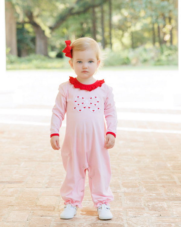 Cupid's Bow Ruffle Romper